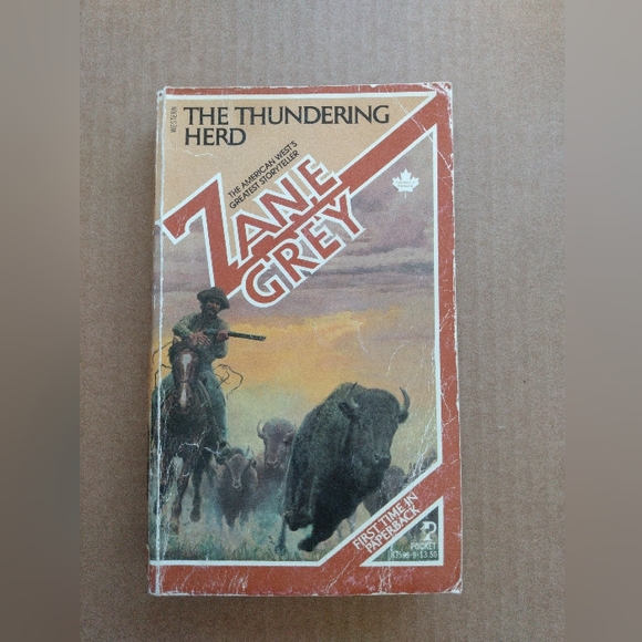 Thundering Herd by Zane Grey 1983 Printing - Picture 1 of 2